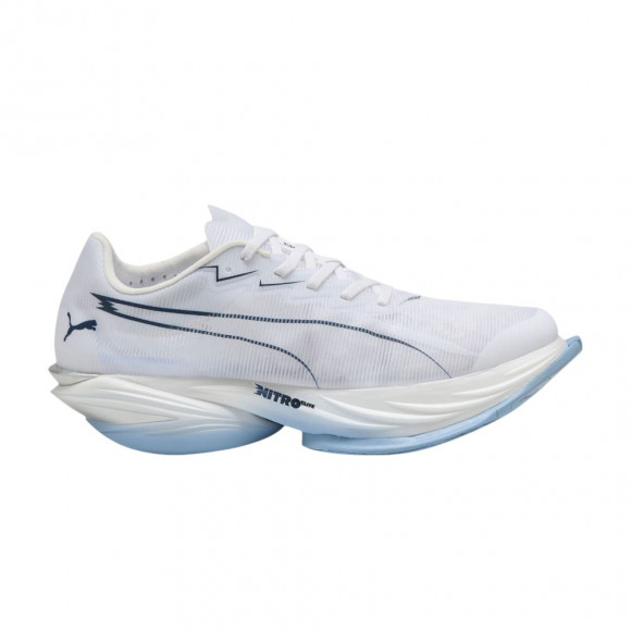 Puma Fast-R Nitro Elite 3 'White Chambray Blue' | Men's Size 8 - 312060-14