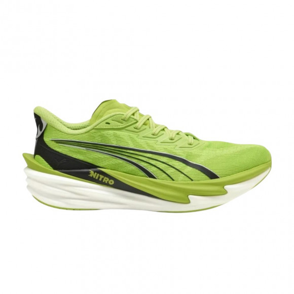 Puma Deviate Nitro 4 Road 'Sunny Lime Black' | Green | Men's Size 8.5 - 312123-27