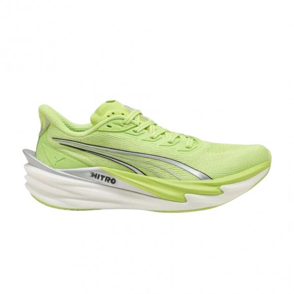 Puma Wmns Deviate Nitro 4 Road 'Sunny Lime Silver' | Green | Women's Size 7.5 - 312124-35