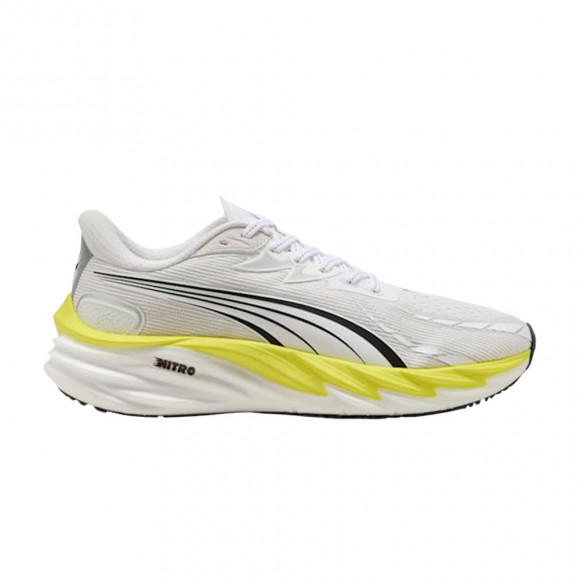 Puma Velocity Nitro 4 AP 'White Lux Lime' | Men's Size 8 - 312635-09