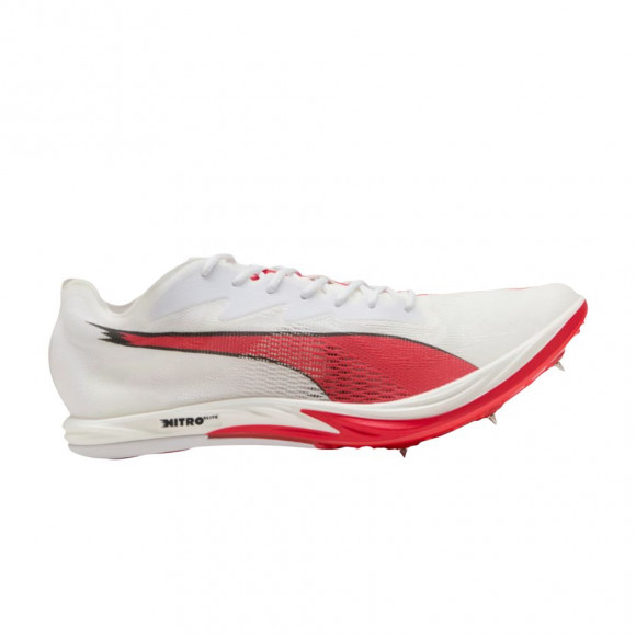 Puma Longdistance Nitro Elite 3F 'White Red' | Men's Size 11 - 312974-01