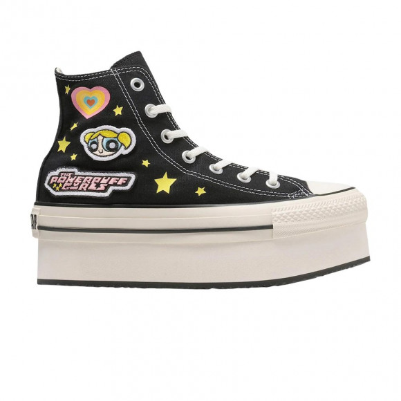 The Powerpuff Girls x Converse Chuck Taylor All Star Chunkyline High GS 'Black' | Kid's Size 6.5 - 31312821