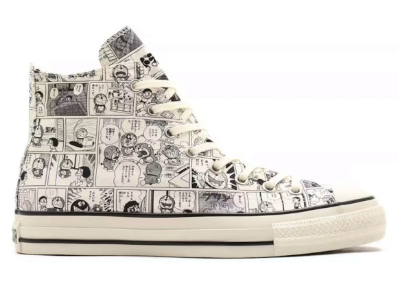 Converse Chuck Taylor All Star Aged CP Hi Doraemon Black White - 31314980