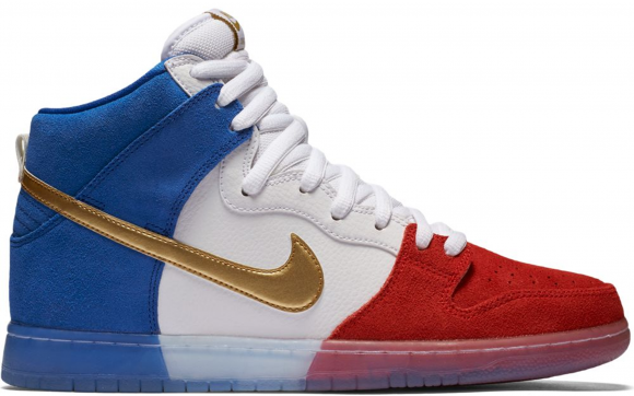 SB High Tricolor (USA) - nike air force mid grey red room - 313171 -