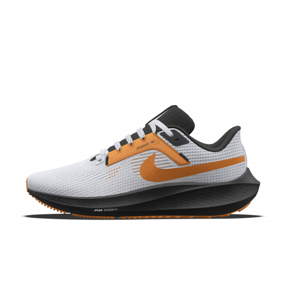 Chaussure de running sur route personnalisable Nike Pegasus 40 By You pour homme - Blanc - 3133070944