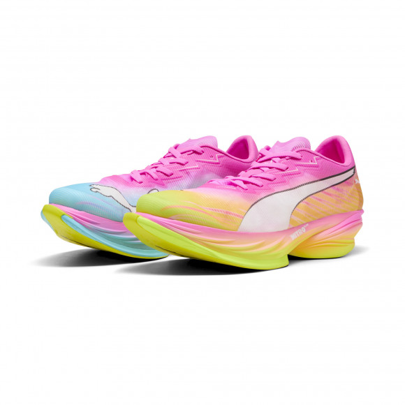 PUMA FAST-R NITROâ¢ Elite 3 Showtime Men's Road Running Shoes in Pink - 313615_01