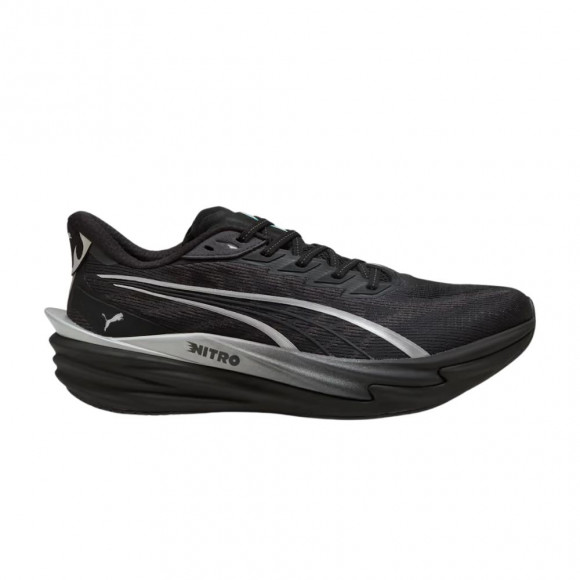 Puma Wmns Deviate Nitro 4 Brightstride Road 'Black Silver' | Women's Size 10.5 - 313699-01