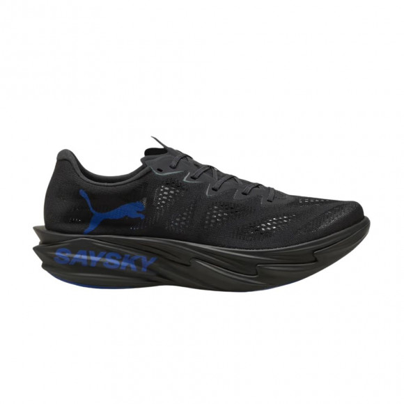 SAYSKY x Puma Deviate Nitro Elite 4 'Flat Dark Gray Vivid Blue' | Black | Men's Size 7.5 - 313942-01