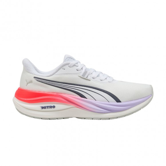 Puma Electrify Nitro 5 Big Kid 'White Ultra Red' | Kid's Size 5 - 314039-03