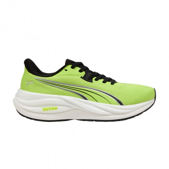 Puma Electrify Nitro 5 Big Kid 'Sunny Lime Black' | Green | Kid's Size 6 - 314039-04