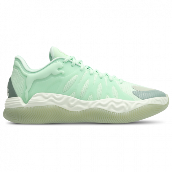 Puma Hali Men's Sneakers - Green - Size 7 - Leather - 31409803