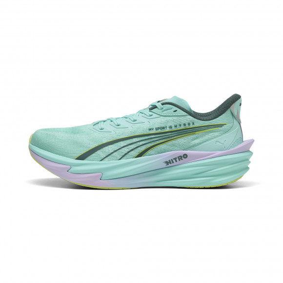 PUMA x HYROX Deviate NITROâ¢ 4 Men's Shoes in Green - 314155_01