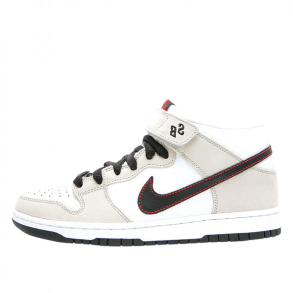 Nike Dunk Mid Premium SB White Black Light Bone - 314383-101