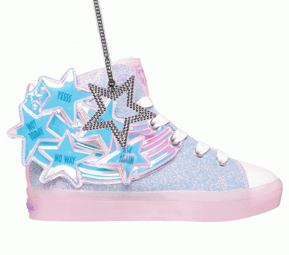 Skechers Girls Twi-Lites 2.0 - Magical Wish Sneaker in Lavender/Pink - 314390L