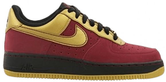 af1 red and gold