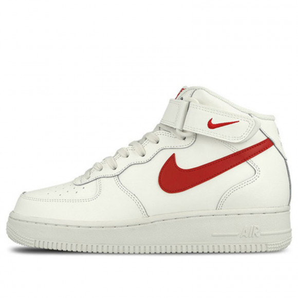 Air Force 1 Mid '07 'Sail' Sail/University Red Sneakers/Shoes 315123-126
