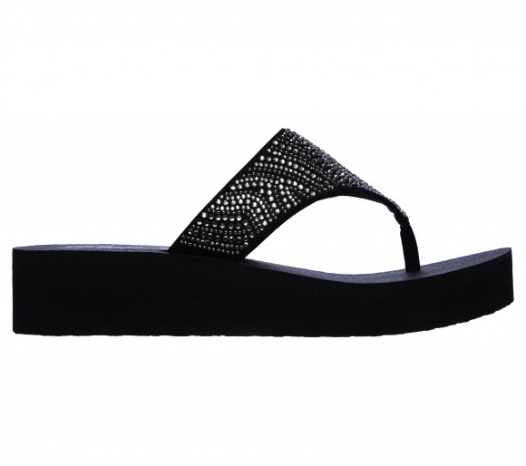 Skechers Women's Vinyasa - Stone Candy Sandals in Black - 31614