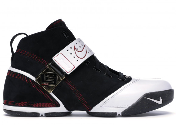 Nike LeBron 5 Black/White-Vrsty Crimson-Blk