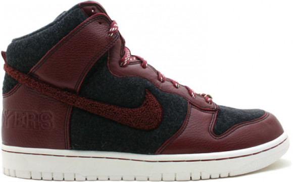 Nike Dunk High Supreme 'Destroyer' Black/Red Earth-Sail Sneakers/Shoes 318655-061 - 318655-061
