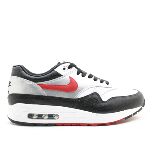Nike Air Max 1 'Metallic Silver Black Red' - 318715-061