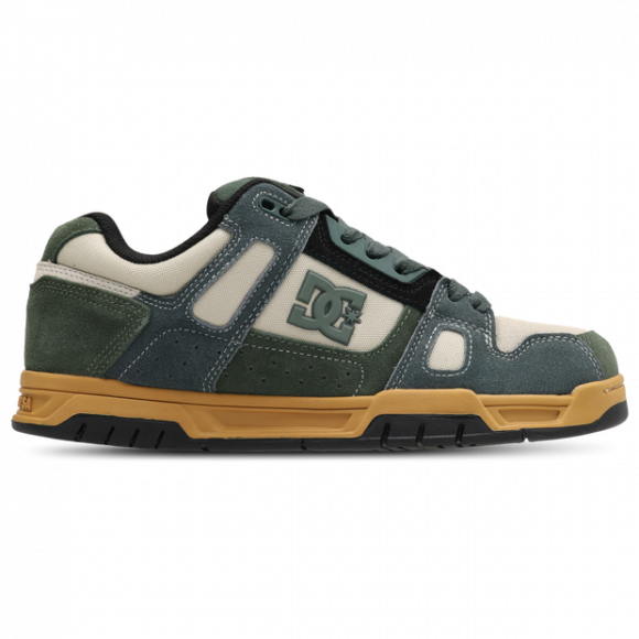 DC Sneakers Stag Men's Sneakers - Green - Size 6 - Suede - 320188-DE0