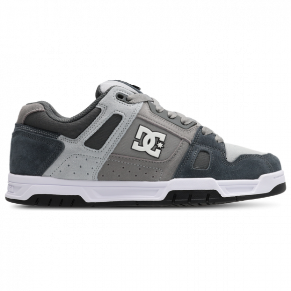 DC Sneakers Stag Men's Sneakers - Grey - Size 6 - Leather - 320188-GRY