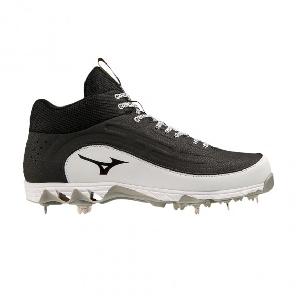 Mizuno 9-Spike Ambition 3 Mid 'Black White' | Men's Size 11 - 320683-9000