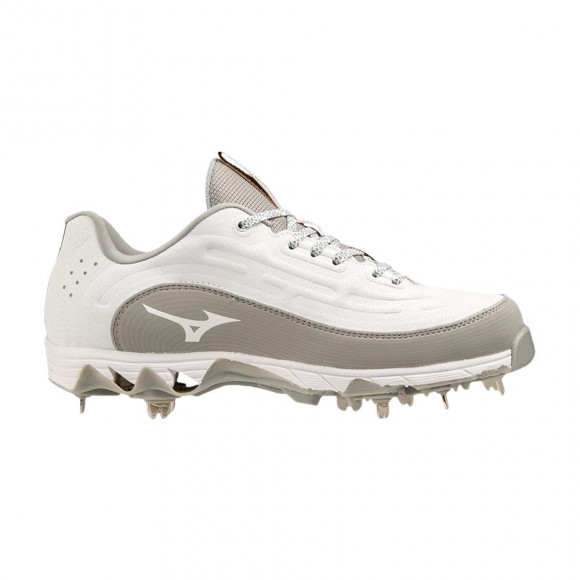 Mizuno Wmns 9-Spike 8 Low 'White Grey' | Women's Size 8 - 320689-0091