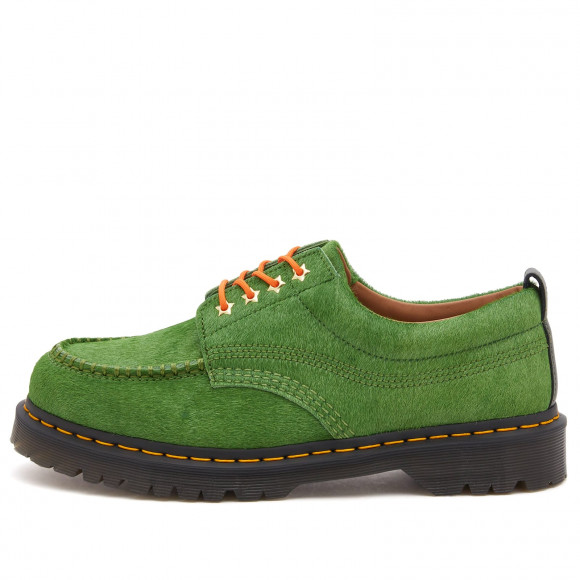 Dr. Martens Men's x Awake Lowell Shoe in Vibrant Green Hair-On - 32238809