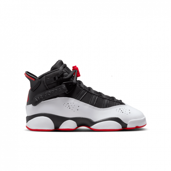 Jordan 6 Rings-sko til større børn - sort - 323419-067