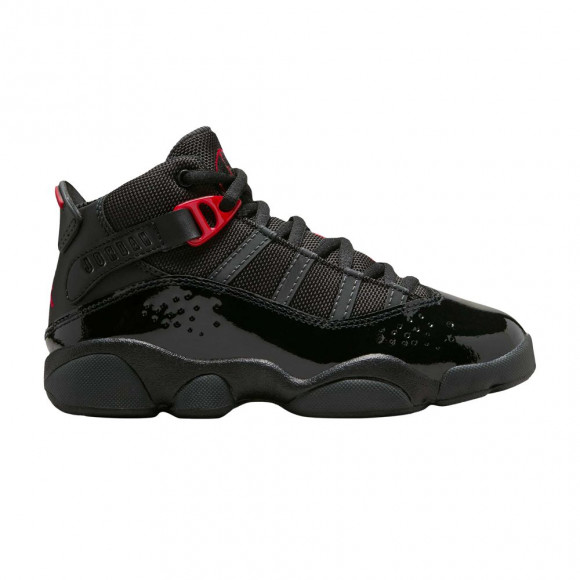 Jordan 6 Rings PS 'Anthracite Fire Red' | Black | Kid's Size 3 - 323432-026