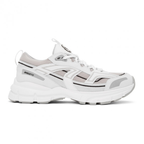 Axel Arigato White and Grey Marathon R-Trail Sneakers - 33053