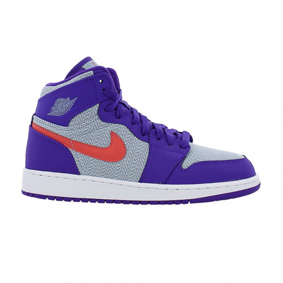 Air Jordan 1 Retro High GG 'Fierce Purple' | Grey | Kid's Size 4 - 332148-405
