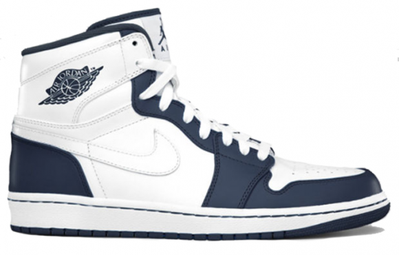 Jordan 1 Retro White Midnight Navy - 332550-105