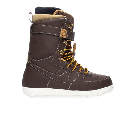 Nike Zoom Force 1 Snowboarding Boot | Brown | Men's Size 10 - 334841-201