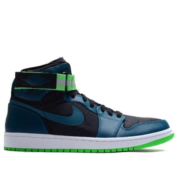 Air Jordan 1 High Strap 'Green Spark' Black/Teal-White-Light Green Spark 342132-013 - 342132-013