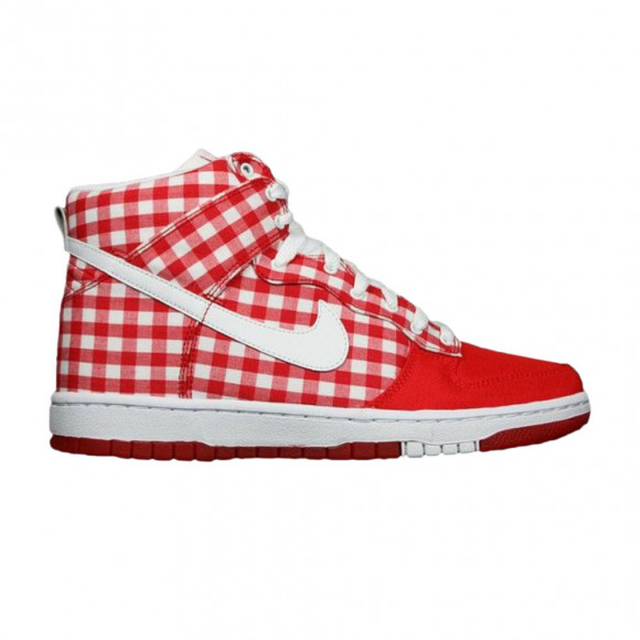 Nike Wmns Dunk High Skinny 'Red Plaid' | Women's Size 9 - 344142-611