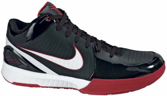 Nike Kobe 4 Black White Varsity Red - 344335-012