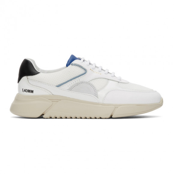 Axel Arigato White and Blue Genesis Triple Sneakers - 35038