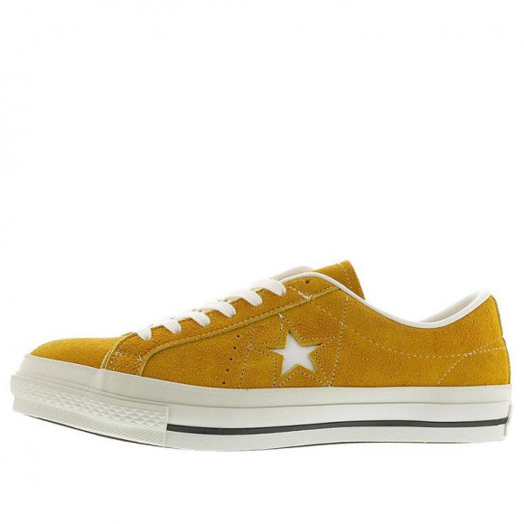 WMNS) Converse One Star J Suede Low Running Shoes Yellow/White
