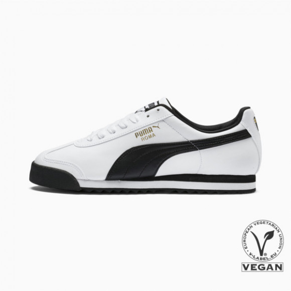 PUMA Roma Basic Sneakers in White/Black - 353572_04
