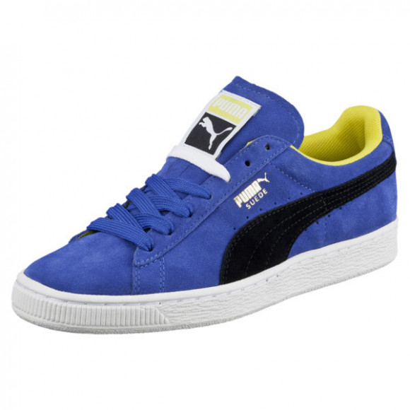 PUMA Suede Classic Women's Sneakers in Dazzling Blue/Black/Blazing Yellow - 355462_35