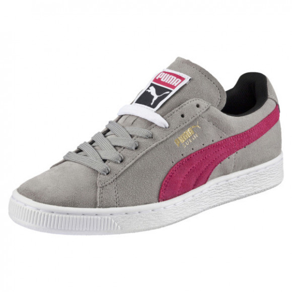 PUMA Suede Classic Women's Sneakers in Drizzle/Rose Red/Black - 355462_37