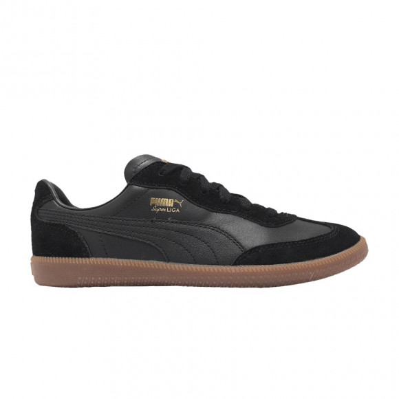 Puma Super Liga OG Retro 'Black Gold Gum' | Men's Size 7.5 - 356999-28