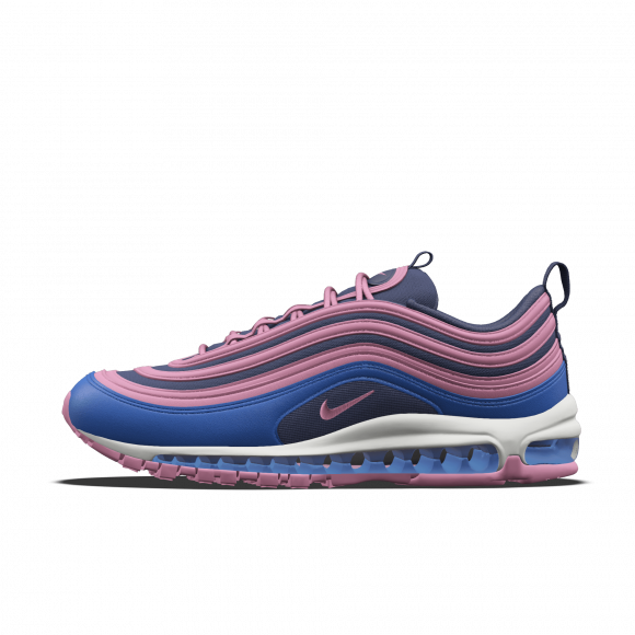 Chaussure personnalisable Nike Air Max 97 By You pour femme - Rose - 3596770765