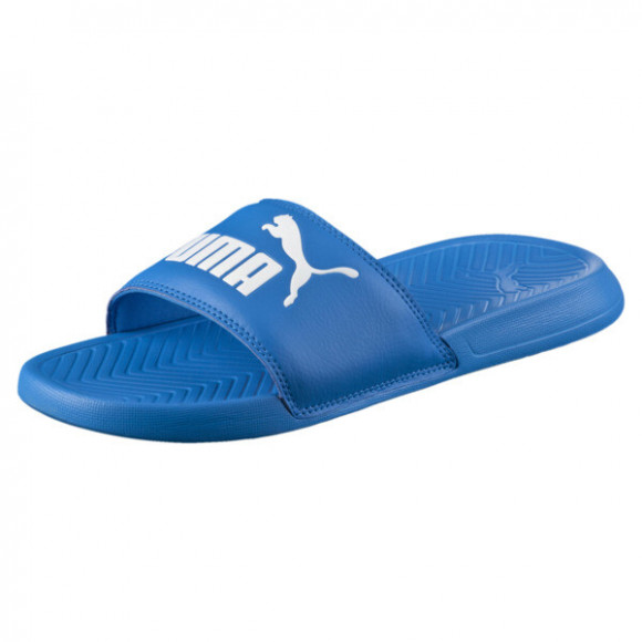 PUMA Popcat Slides in Electric Blue - 360265_07