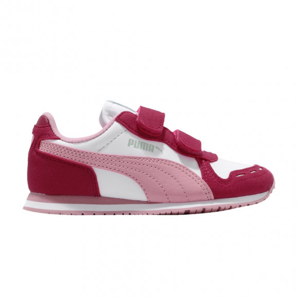 Puma Cabana Racer SL V Jr 'Bright Rose' | White | Kid's Size 3 - 360732-81