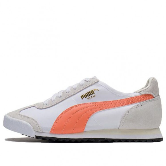 PUMA Roma OG Nylon White/Gray/Orange Athletic Shoes 362408-30 - 362408-30