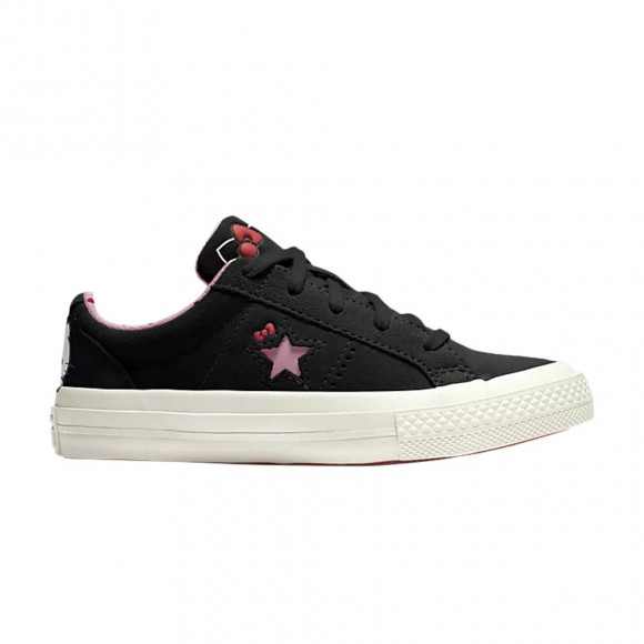 Converse Hello Kitty x One Star Suede Low Top GS 'Black' | Kid's Size 12.5 - 362940C
