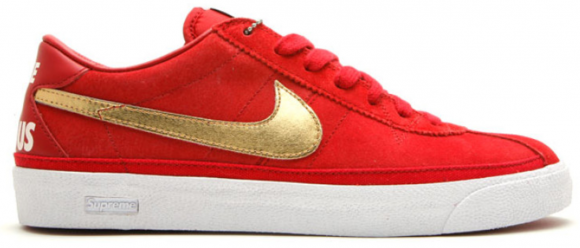 Nike Supreme x Zoom Bruin SB 'Varsity Red' Varsity Red/Metallic Gold Sneakers/Shoes 363319-671 - 363319-671